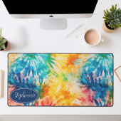 Tie-Dye Coloré Abstrait Aquarelle