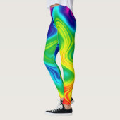 Tie Dye Colorful Rainbow-Leggings Leggings (Links)