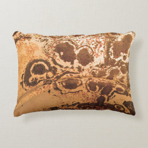 Tie Dye Copper Accent Pillow van Janz Decoratief Kussen