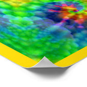 Tie Dye Crâne Morts Zombie Morte Morte Posters col (Coin)