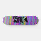 Tie Dye Crazy Chevron Skateboard (Horizontaal)