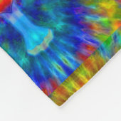 Tie Dye Cross Fleece Deken (Hoek)