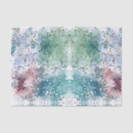 Tie Dye Decoupage of Gift Wrap Tissue Paper Tissuepapier (Voorkant)