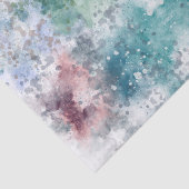 Tie Dye Decoupage of Gift Wrap Tissue Paper Tissuepapier (Detail)