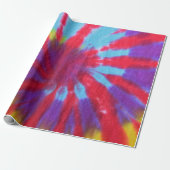 Tie Dye Design Cadeaupapier (Uitgerold)
