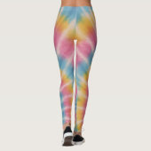Tie Dye Disc Golf Activewear Leggings (Achterkant)