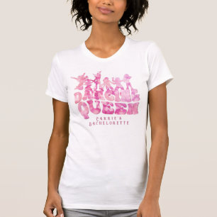 Tie Dye Disco Bachelorette Retro Dancing Queen T-shirt