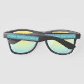 Tie Dye Effect Vredesteken Zonnebrillen (Achterkant)