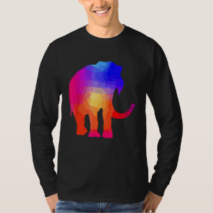 Tie Dye Elephant Stropdas geverfd om de dieren te  T-shirt