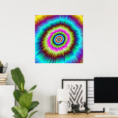 Tie Dye Explosion Poster (Thuiskantoor)
