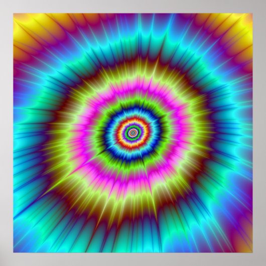 Tie Dye Explosion Poster (Voorkant)