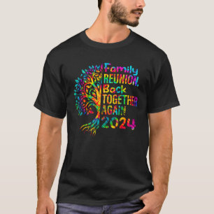 Tie Dye Familie Reünie weer samen Familie T-shirt