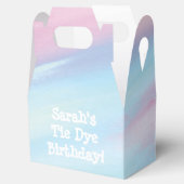 Tie Dye Favor Box Bedankdoosjes (Geopend)