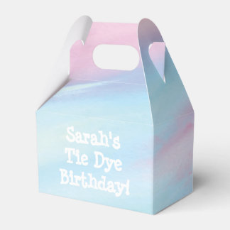 Tie Dye Favor Box Bedankdoosjes