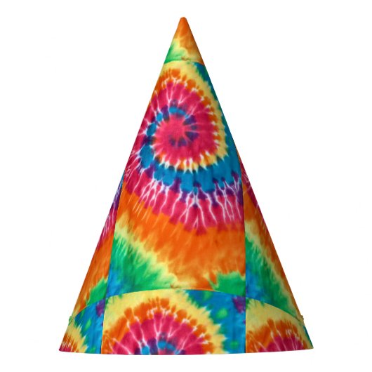 Tie Dye Feesthoedjes (Voorkant)