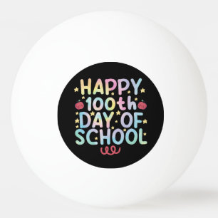 Tie Dye Fijne 100e Dag Op School Leraar Student Pingpongballen