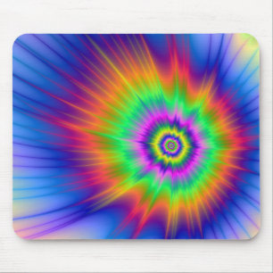 Tie Dye Fireball Muismat