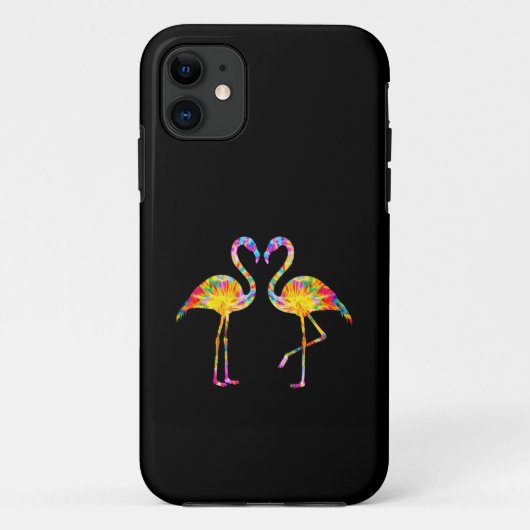 TIE DYE FLAMINGO Case-Mate iPhone CASE (Achterkant)