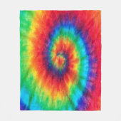 Tie dye fleece deken (Voorkant)