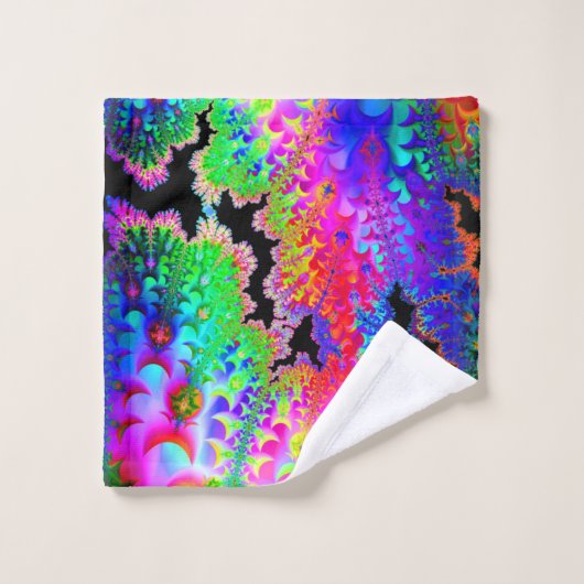 Tie Dye Fractal Bad Handdoek (Wasdoekje)