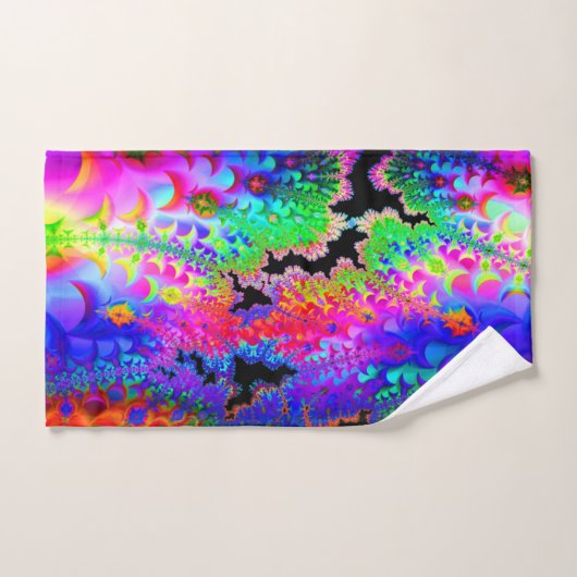 Tie Dye Fractal Bad Handdoek (Handdoek)