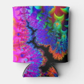 Tie Dye Fractal Blikjeskoeler (Voorkant)