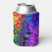 Tie Dye Fractal Blikjeskoeler (Blikje Achterkant)