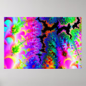 Tie Dye Fractal Poster (Voorkant)
