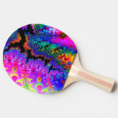 Tie Dye Fractal Tafeltennisbatje (Zijkant)