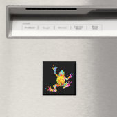 TIE DYE FROG MAGNEET (Insitu (Vaatwasser))