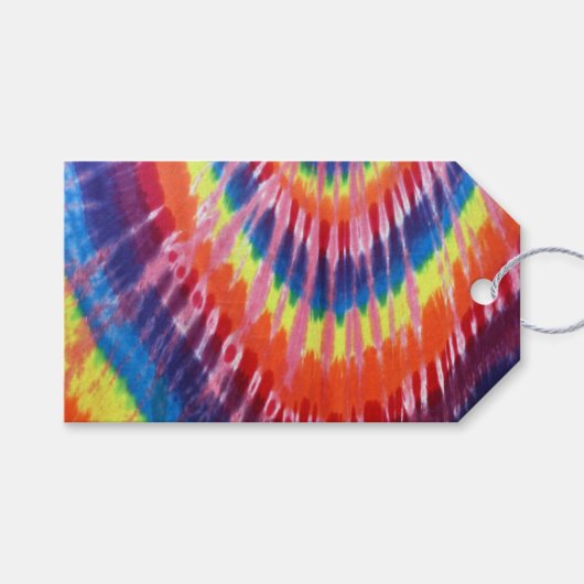 TIE DYE Gift Label Cadeaulabel (Voorkant (Horizontaal))