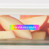 Tie Dye Girls Nom Étiquette (Apposé)