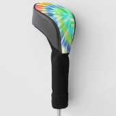 Tie Dye Golf Head Hoesje Golfheadcover (Schuin)