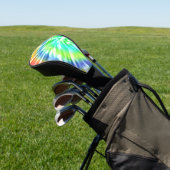 Tie Dye Golf Head Hoesje Golfheadcover (Insitu)