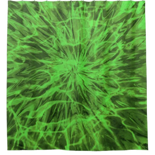 TIE DYE GREEN DOUCHEGORDIJN (Voorkant)