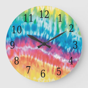 Tie Dye Grote Klok
