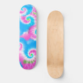 Tie Dye Hand Paint Pink Patroon Skateboard (Voorkant)