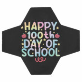 Tie Dye Happy 100e jour d'école enseignant élève  (Plat)