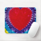 Tie Dye Heart Muismat (Met muis)