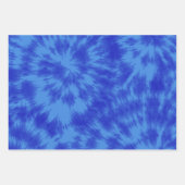 Tie Dye in Blue Inpakpapier Vel (Voorkant)