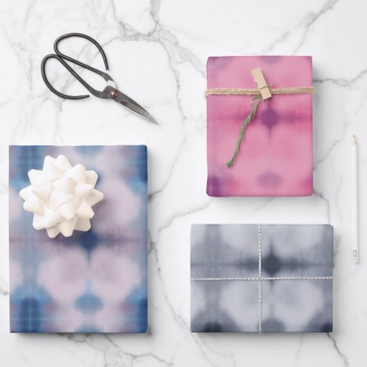 Tie Dye Inpakpapier Vel (Voorkant)