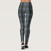 Tie-Dye Inspired Slate Blue Women's Leggings  (Dos)