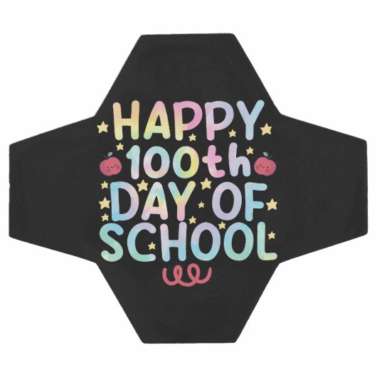 Tie Dye Joyeux 100ème Jour De L'Enseignant Étudian (Plat)
