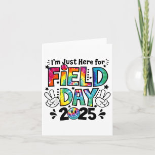 Tie Dye Just Here voor Velddag 2025 Vredesteken Te Kaart