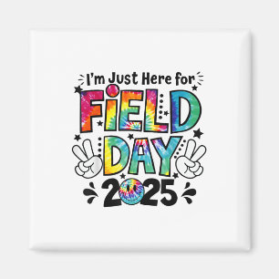 Tie Dye Just Here voor Velddag 2025 Vredesteken Te Magneet