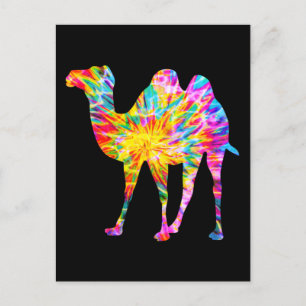 TIE DYE KAMEEL BRIEFKAART