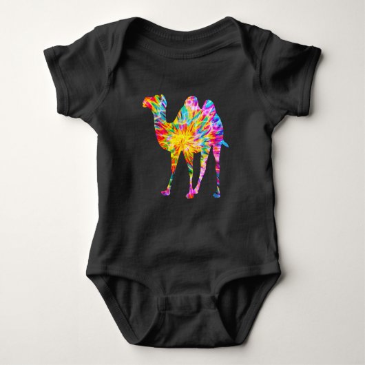 TIE DYE KAMEEL ROMPER (Voorkant)