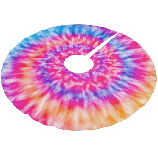 Tie Dye Kerstboom Rok (Gekanteld)