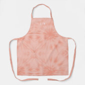 Tie Dye | Koraalroze Schort van moderne pasta (Voorkant)