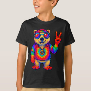 Tie-dye Lar Beer Vredesteken Hip T-shirt